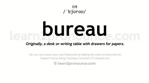 beauru|bureaus meaning.